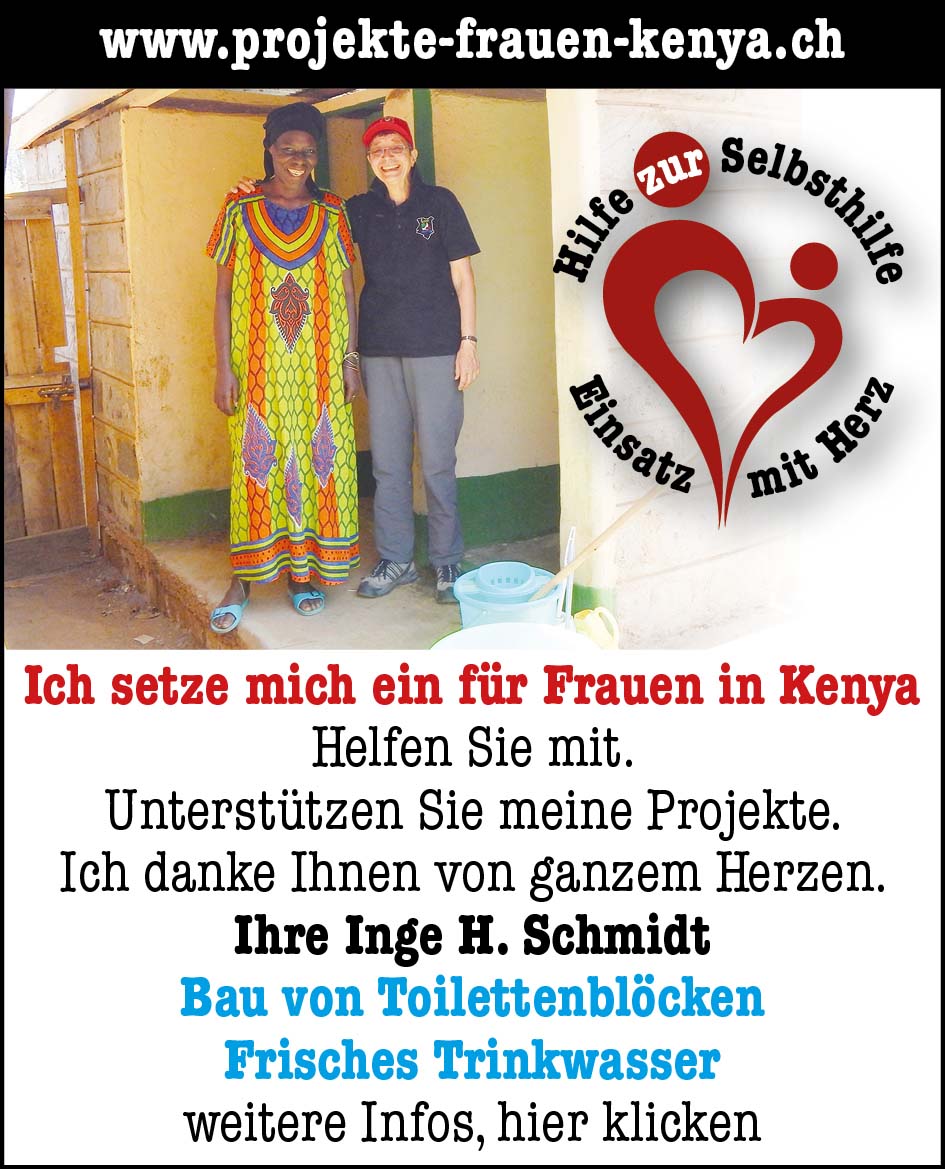 inserat banner projekte frauen kenya